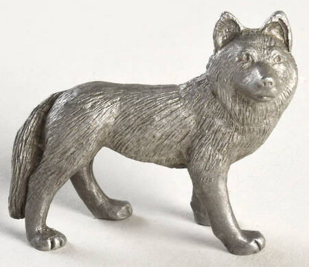 Spoontiques Miniature Figurines Wolf - No Box