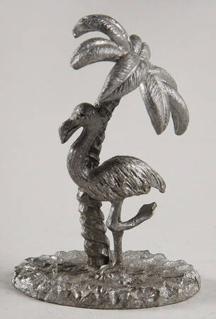 Spoontiques Miniature Figurines Flamingo And Palm Tree - No Box