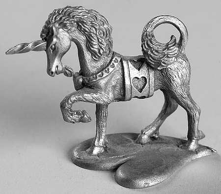 Spoontiques Miniature Figurines Prancing Unicorn - Boxed