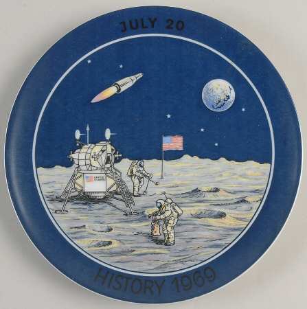 Historical Events Moon Landing-Flag  - Boxed