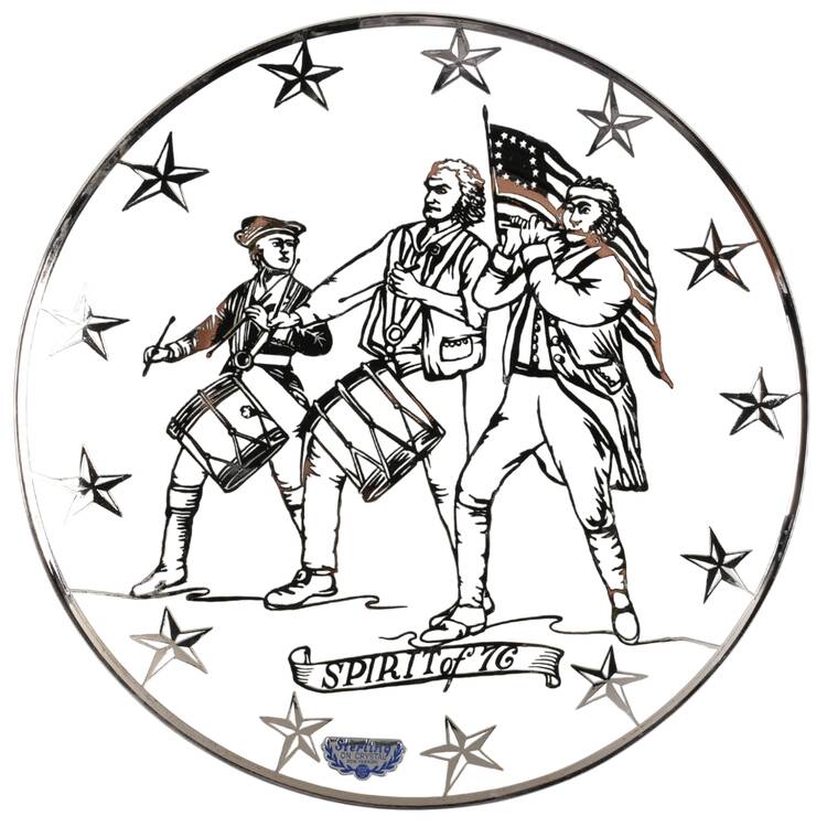 American Heritage Plate Spirt Of 76 - With Box
