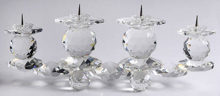 Swarovski Candleholders 130-4 Light Holder-Pin Style - Boxed