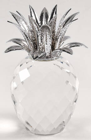Swarovski Candleholders Pineapple Rhodium-Candleholder - Boxed