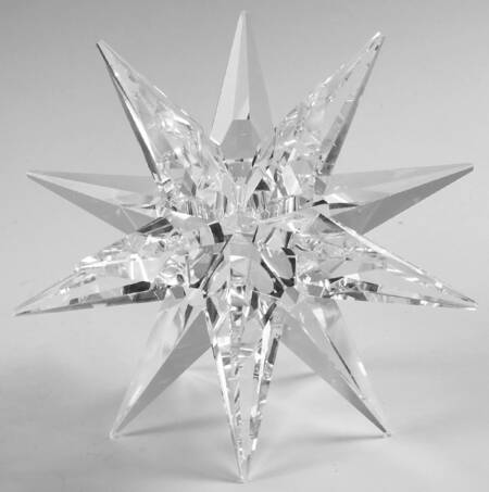 Swarovski Candleholders Star-Large Flat Tips - Boxed