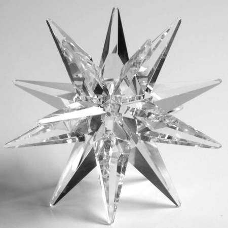 Swarovski Candleholders Star-Medium - Boxed