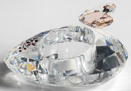 Swarovski Candleholders Heart Tea Light - Boxed