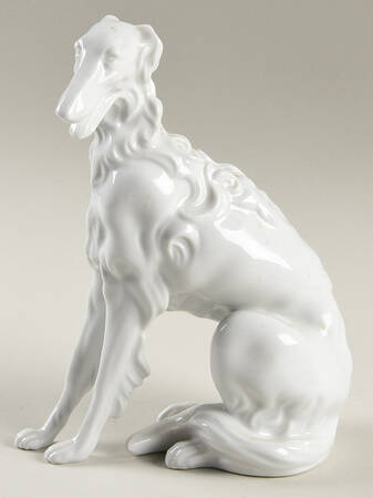 Schaubach Kunst Figurines Borzoi - White - No Box
