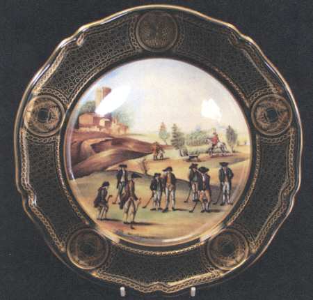 Antique Golf Series-Plate Plate#6 - Boxed