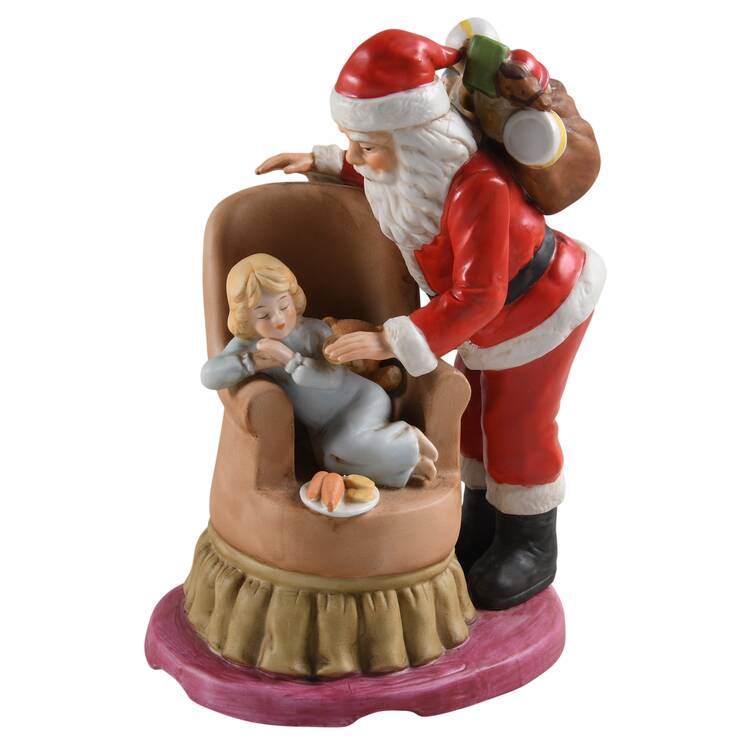 Schmid Music Box Santa Child Cookies - No Box