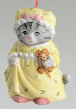 Kitty Cucumber Kitty In Yellow Nightgown - No Box