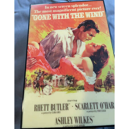 Music Boxes Gone With The Wind-Movie Poster - Boxed