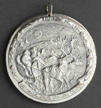 Sculpture Workshop Sterling Sleigh Ride Together - With Box