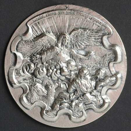 Sculpture Workshop Sterling Behold We Bring You Good Tidings - Boxed