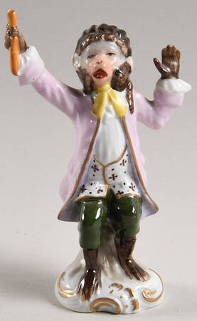 Sitzendorf Figurines Monkey Conductor - No Box