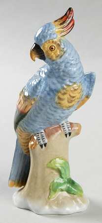 Sitzendorf Figurines Blue Parrot - No Box