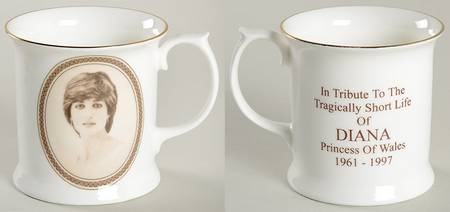 Royalty Commemoratives Princess Diana Tribute Mug  - No Box