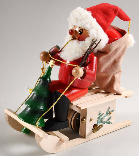 Musical Smokers Nico With Sleigh - Boxed