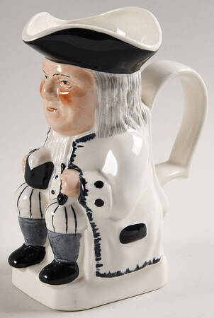 Character Toby Jug Philpot-Blue/White-Large - No Box