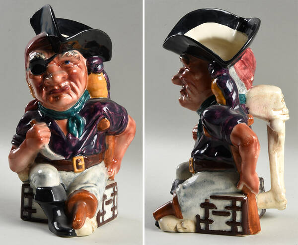 Character Toby Jug Long John Silver-Large - No Box