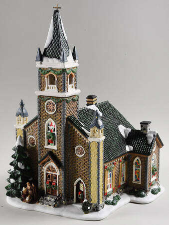 Village Collection Christmas Chapel - Boxed