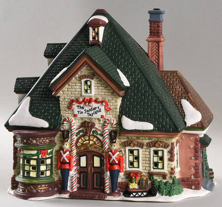 Village Collection The Christmas Shop - Boxed