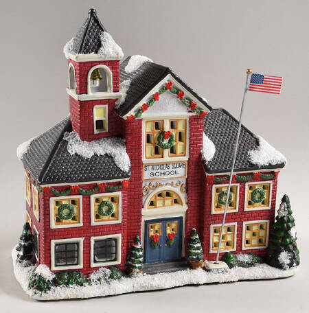 Village Collection St. Nicholas Square School - With Box