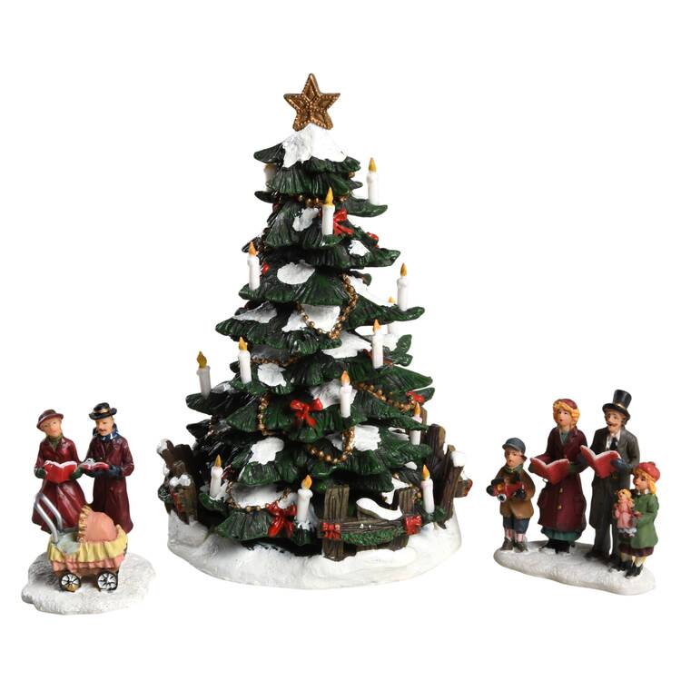 Village Collection Caroling Around The Tree - Boxed