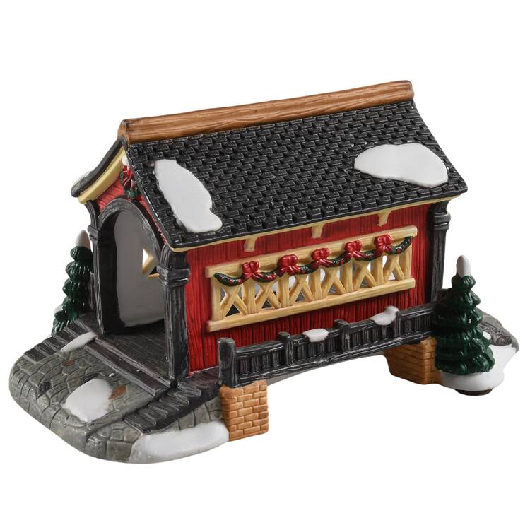 Village Collection Covered Bridge - Boxed