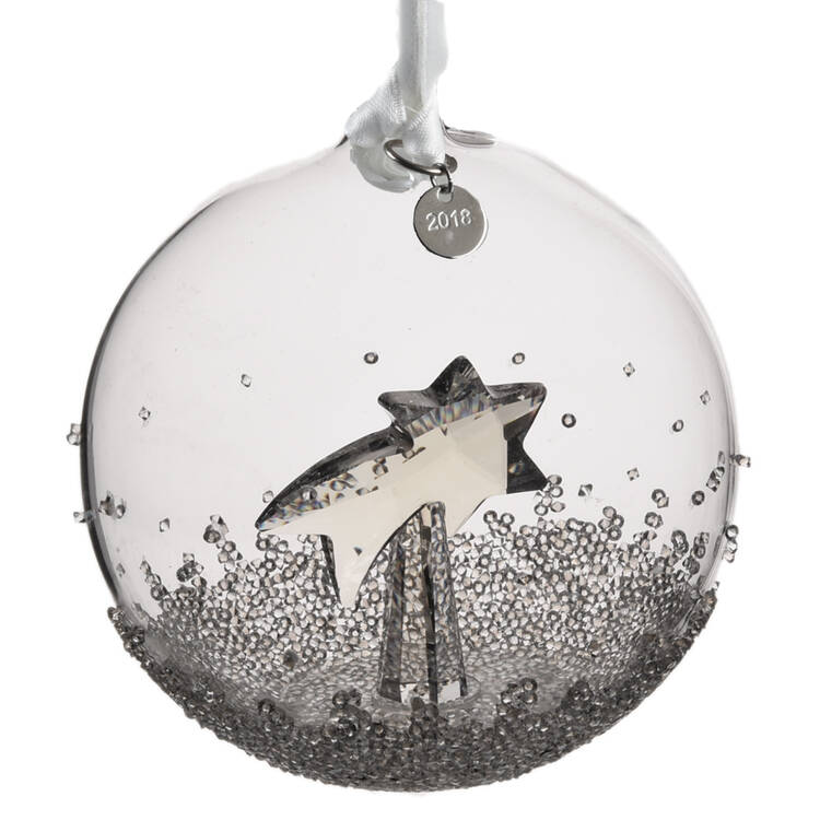 Christmas Ball Ornament Annual 2018 Shooting Star - Boxed