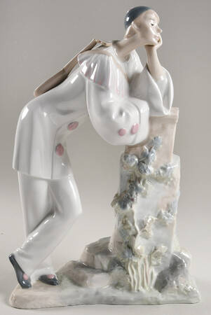 Made in Spain Figurines Pensive Harlequin - No Box