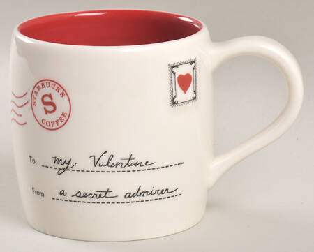 Starbucks Mugs My Valentine-Secret Admirer - No Box
