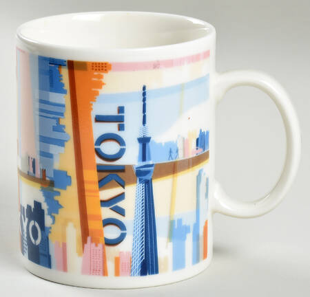 Starbucks Mugs Tokyo-Multi-Color City Scene - No Box