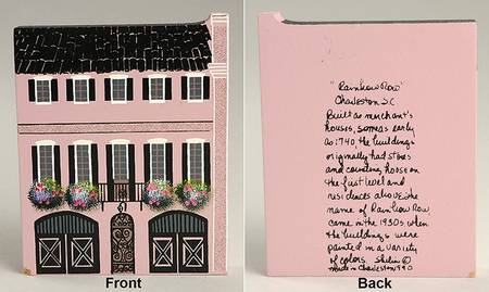Rainbow Row Dark Pink House - No Box