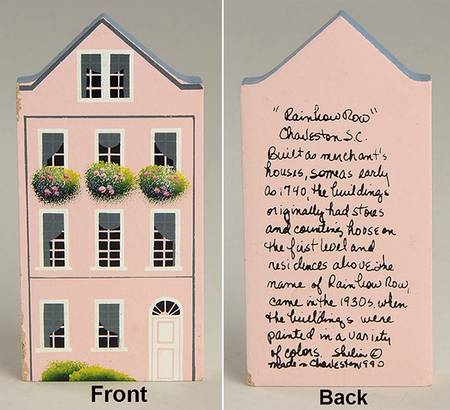 Rainbow Row Light Pink House - No Box