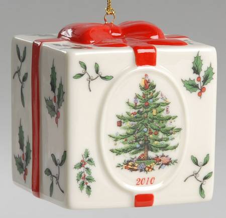 Annual Gift Box-Christmas Tree 2010 Holiday Gift Box - With Box Bx2010