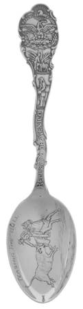 Shepard Souvenir Spoons & Forks Recuerdo De Mexico Teasing The Bull - No Box