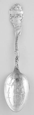 Shepard Souvenir Spoons & Forks Alabama River Bridge - No Box