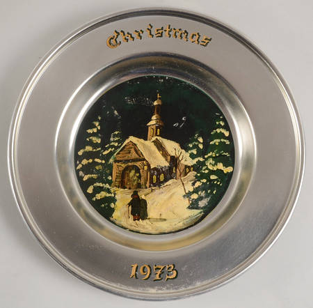 Christmas Plates Christmas 1973 - Boxed