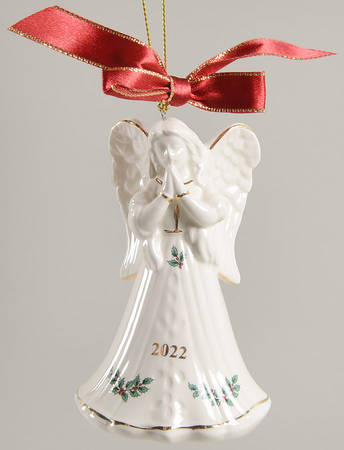 Christmas Tree Ornaments 2022 Dated Angel - Boxed