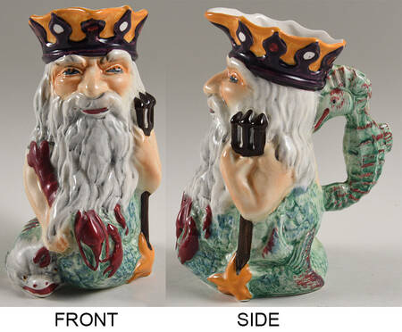Character Toby Jug Father Neptune-Medium - No Box