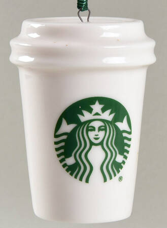 To Go Cup Ornaments White To Go Cup 2011 Logo - No Box