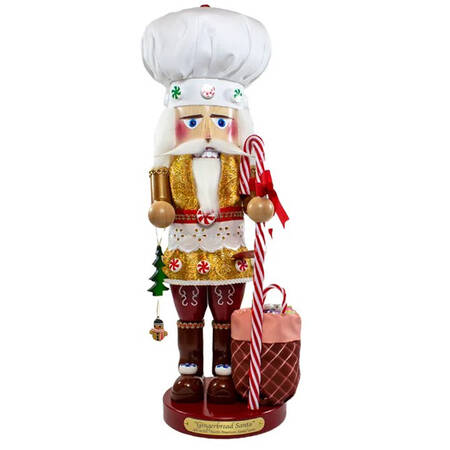 North American Santa Series Gingerbread Chef Santa - Boxed