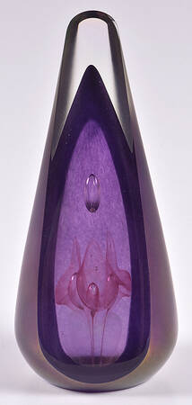 Paperweight by Stuart Abelman Art Glass