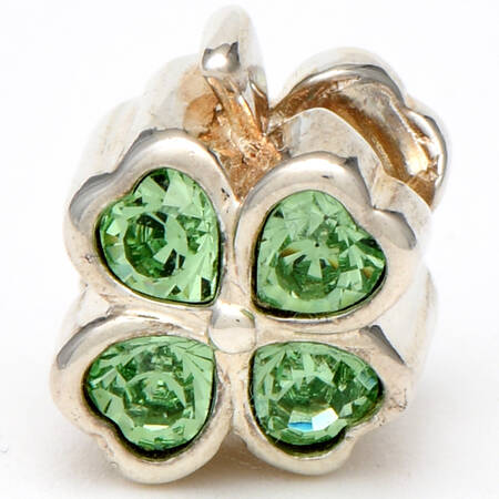 Sterling Chamilia Charms & Beads Four Leaf Clover Bead - No Box