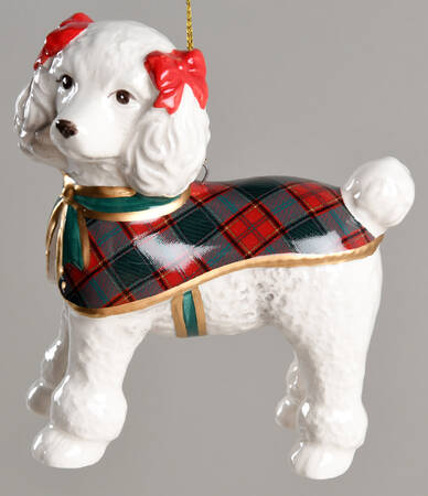 Christmas Tree - Puppies French Poodle - Boxed