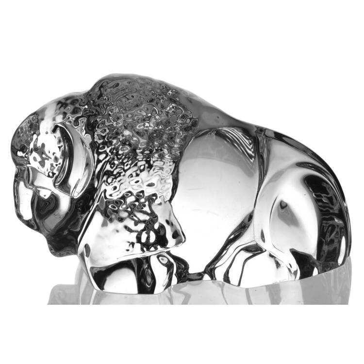 Hand Coolers By Steuben Bison-Limited Edition - No Box