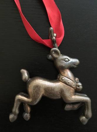 Tiffany & Co Christmas Ornament Reindeer - With Box