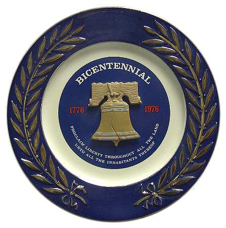 Bicentennial Plate by Taylor, Smith &amp; Taylor (Ts&amp;T)