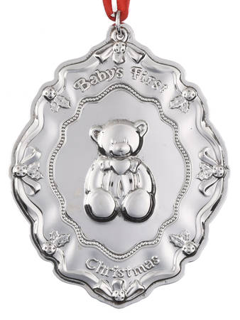 Baby's First Christmas Ornament Baby's First Christmas-Bear 3 3/8h - Boxed