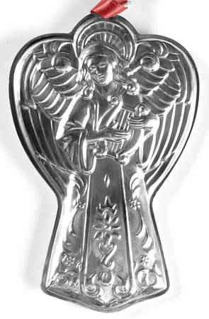 Angel Ornament Angel With Harp - Boxed